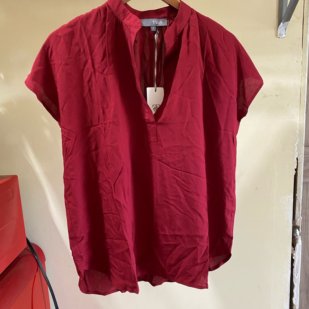 Red tysa top